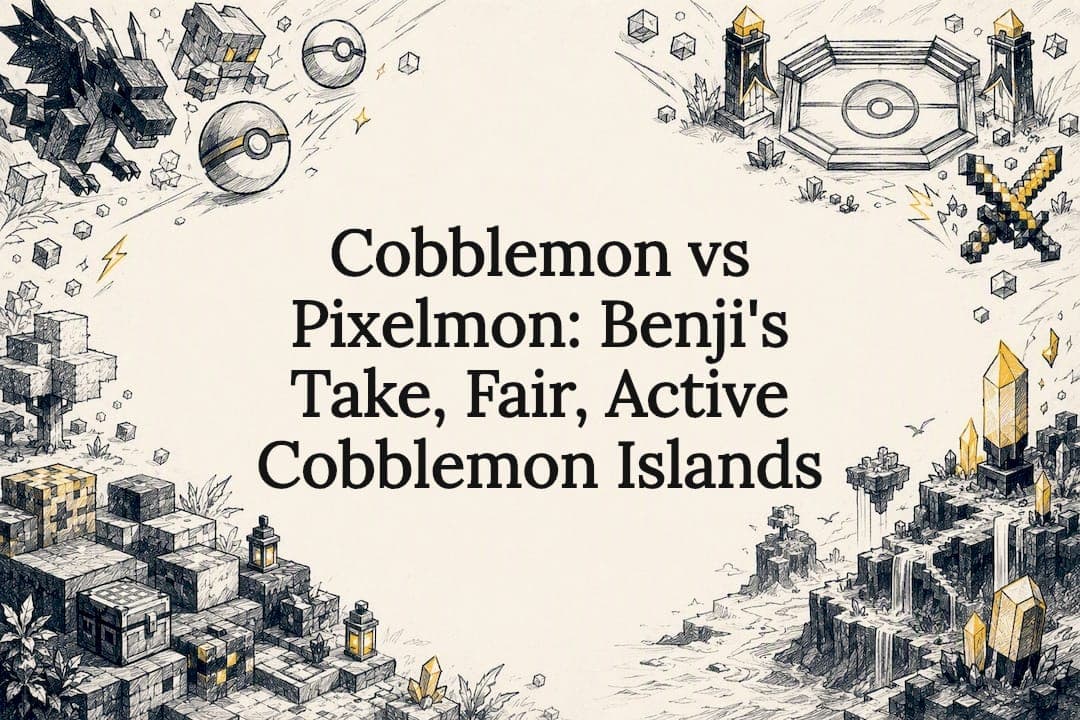 Cobblemon vs Pixelmon: Benji's Take, Fair, Active Cobblemon Islands